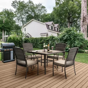 Weather Resistant Outdoor Patio Dining Set