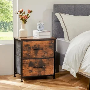 Nightstand Bedside Coffee Sofa Tea Table Storage Chest Clothes Drawers Cabinet Furniture