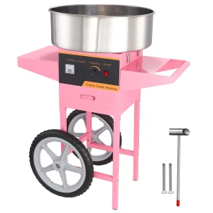 Electric Cotton Candy Machine with Cart 1000W