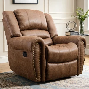 Manual Leather Recliner