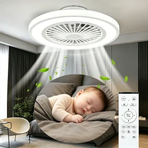 Silent Ceiling Fan with Light