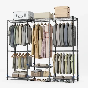 Clothes Rack Storage Organizer Wardrobe  Freestanding Portable Heavy Duty