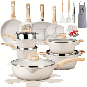 27PCS Nonstick Ceramic Cookware Set